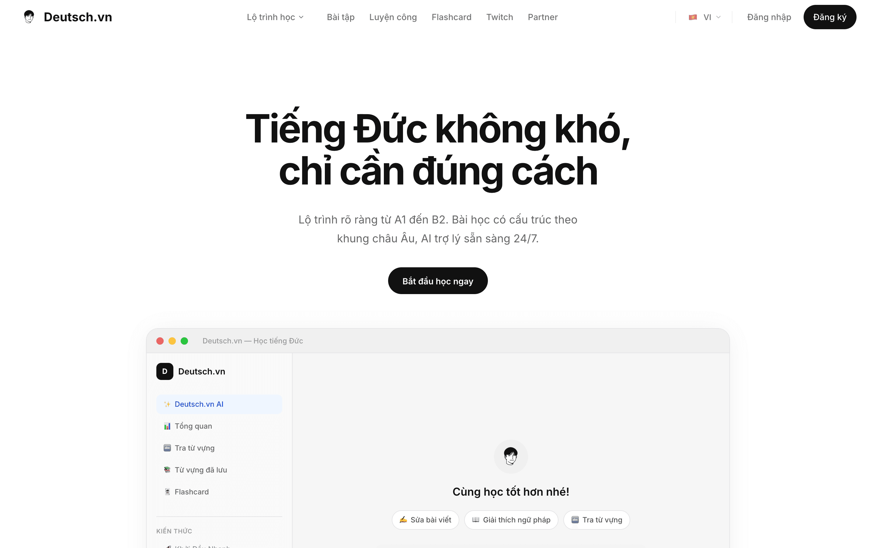 Giao diện Deutsch.vn